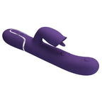 Party Up ALAN Dual Motor USB Rechargeable Vibrator With Licking Clit Stimulator & Thumping Shaft 22.8cm Party Up