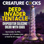XR Brands Creature Cocks Deep Invader Ovipositor Fantasy Dildo 22.9cm Multi Coloured XR Brands