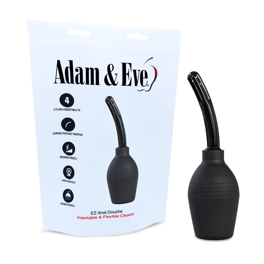 Adam & Eve Ez Anal Douche Black Adam & Eve
