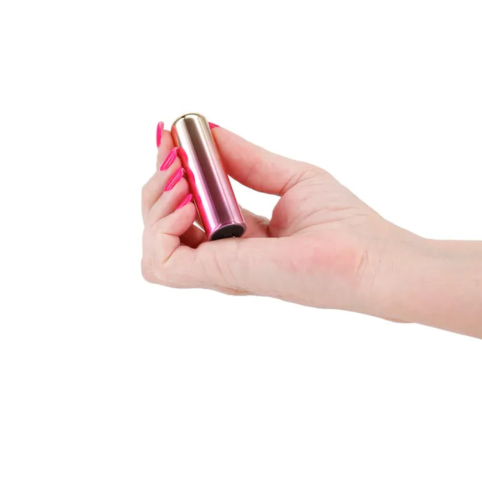 NS Novelties Chroma Sunrise USB Rechargeable Bullet Vibrator Small Pink / Gold NS Novelties