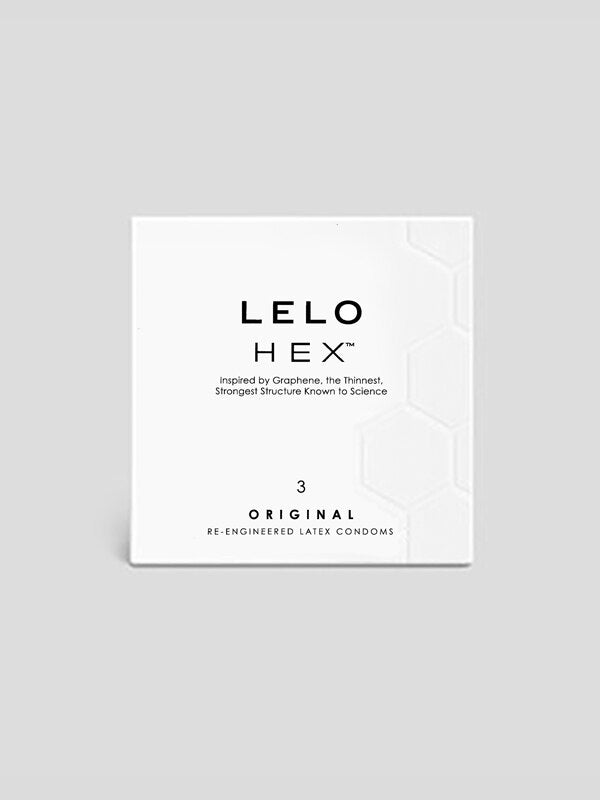 LELO HEX Original Thin Condoms 3 Pack