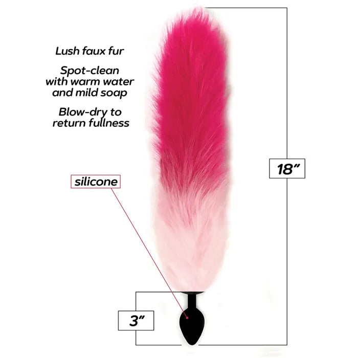 Icon Brands Foxy Fox Tail Silicone Butt Plug Icon Brands