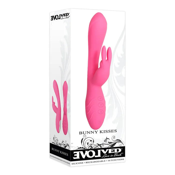 Evolved Bunny Kisses USB Rechargeable Rabbit Vibrator 20cm Evolved