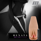 Blush Novelties M Elite Soft & Wet Renata Vibrating Vagina Stroker Ta Blush Novelties