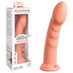 Pipedream Dillio Platinum Super Eight Dong 8 Inch Peach Pipedream