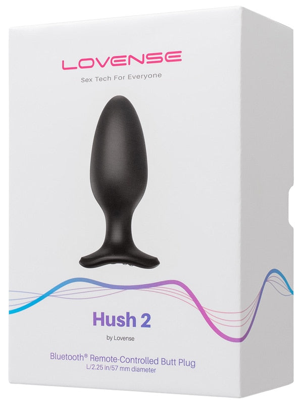 Lovense Hush 2 (2.25) Remote Controlled Vibrating Butt Plug