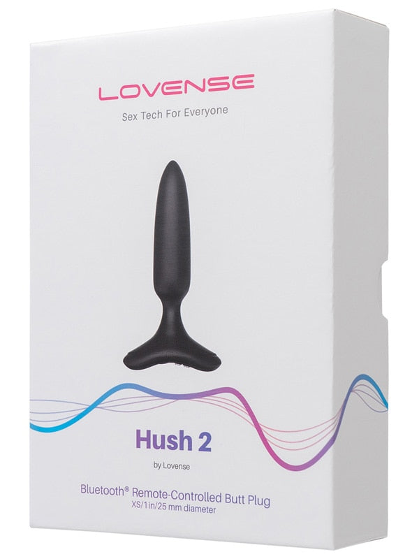 Lovense Hush 2 (1) Remote Controlled Vibrating Butt Plug