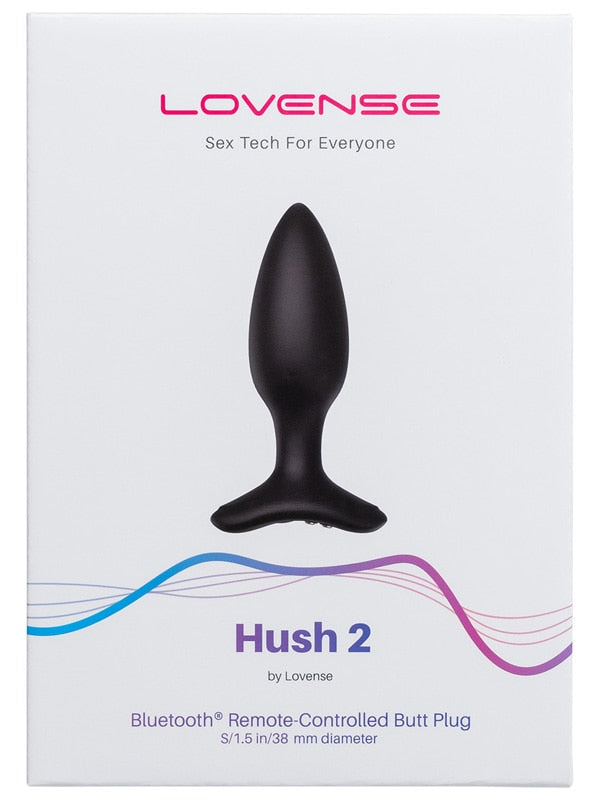 Lovense Hush 2 (1.5) Remote Controlled Vibrating Butt Plug