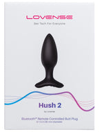 Lovense Hush 2 (1.5) Remote Controlled Vibrating Butt Plug