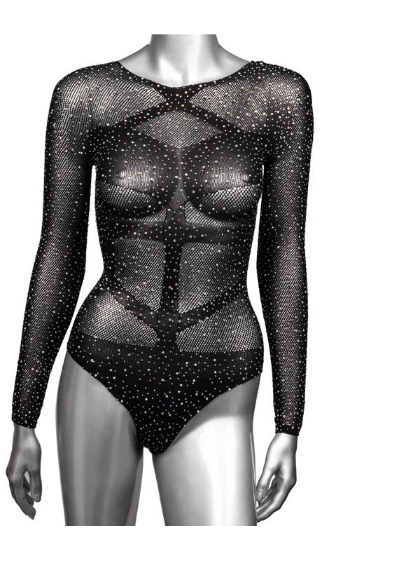 CalExotics Radiance Plus Size Long Sleeve Body Suit