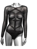 CalExotics Radiance Plus Size Long Sleeve Body Suit