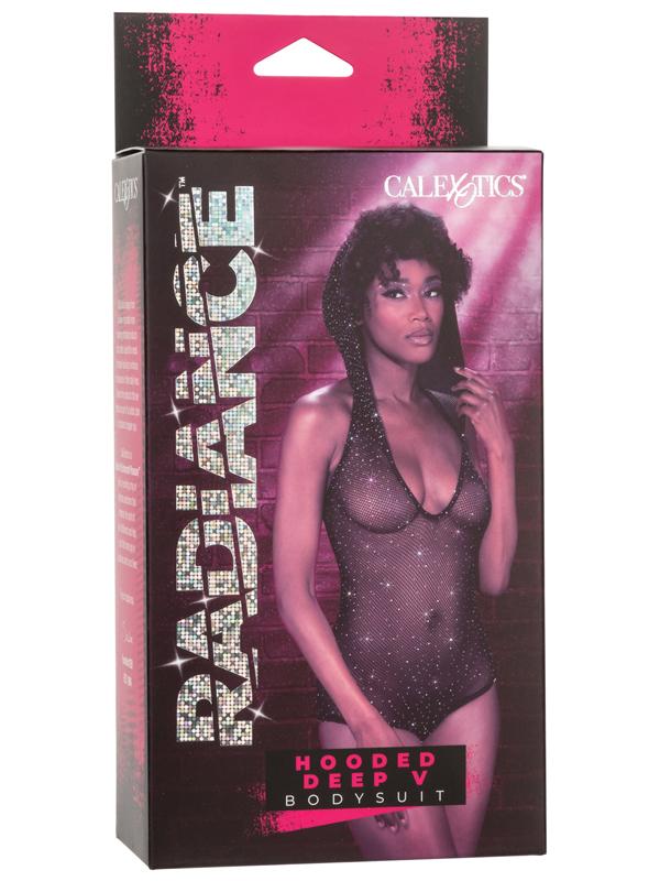 CalExotics Radiance Hooded Deep V Bodysuit