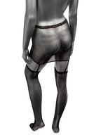 CalExotics Radiance One Piece Plus Size Garter Skirt With Thigh Highs
