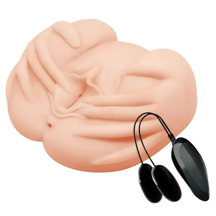 CRAZY BULL Vibrating Spread Torso Vibrating Spread Torso Masturbator Flesh Crazy Bull