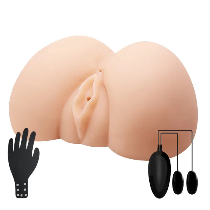 CRAZY BULL JUDY Vibrating Doggy Torso Vibrating Doggy Style Masturbator Flesh Crazy Bull