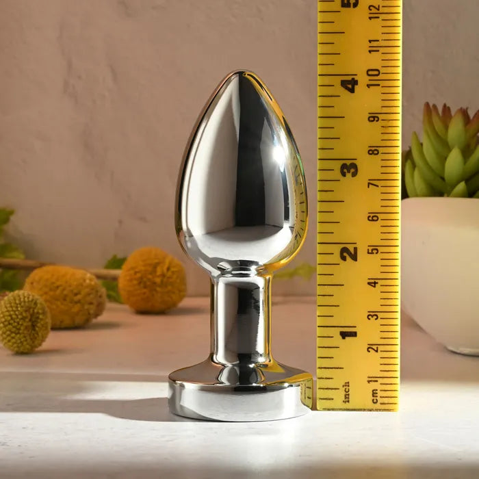 Gender X ROCKIN METAL PLUG USB Rechargeable Vibrating Butt Plug XL Gender X