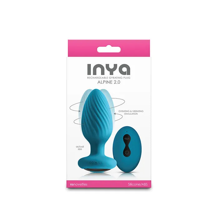 NS Novelties INYA Alpine 2.0 USB Rechargeable Butt Plug With Wireless Remote NS Novelties