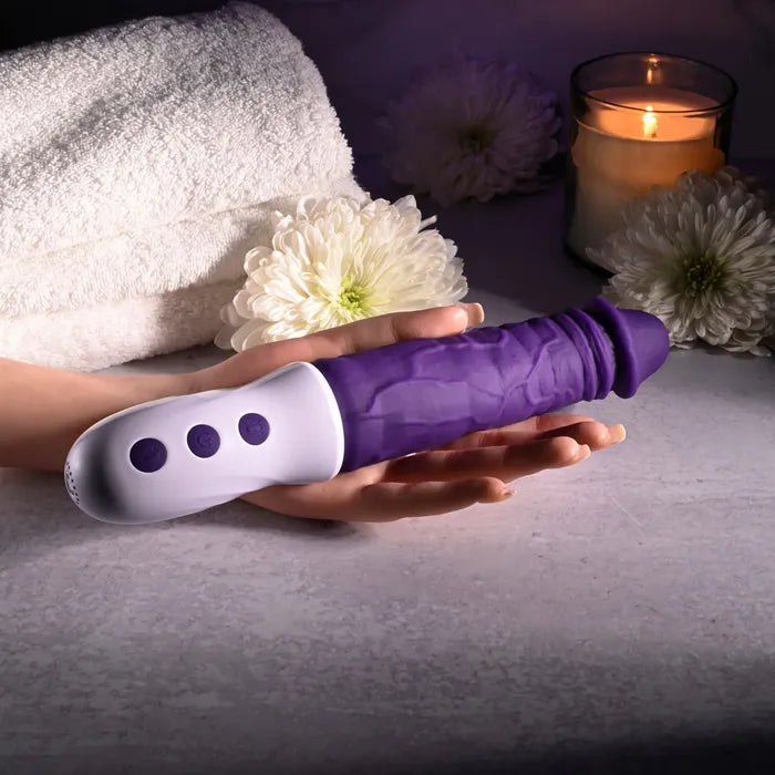 Evolved PLUM THRUST USB Rechargeable Thrusting Vibrator 29cm Evolved