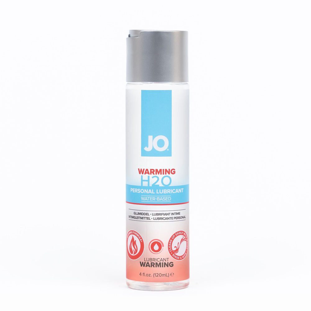 JO H2O Warming Water Based Warming Lubricant 120ml Bottle