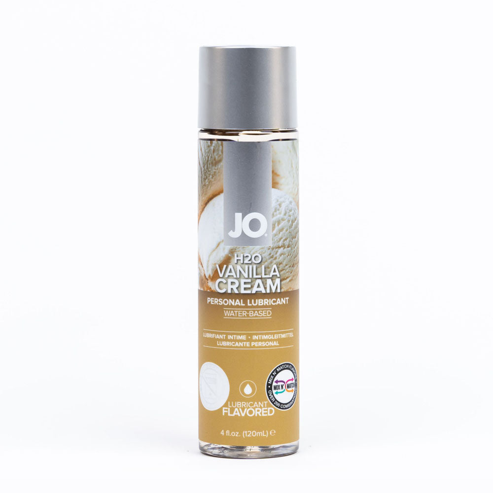 JO H2O Vanilla Flavoured Water Based Lubricant 120ml Bottle
