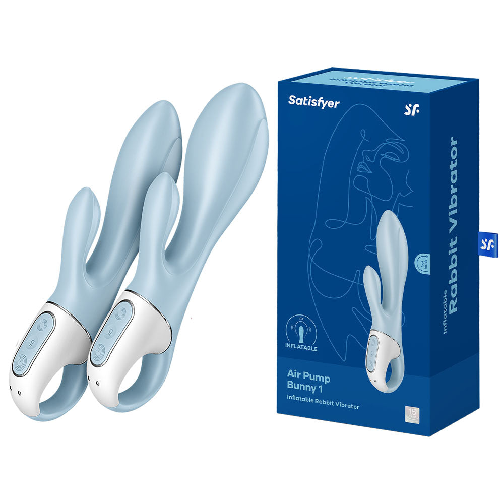 Satisfyer Air Pump Bunny 1 USB Rechargeable Inflatable Rabbit Vibrator Satisfyer