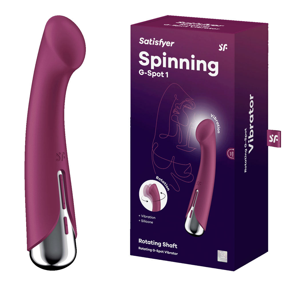 Satisfyer Spinning G-Spot 1 USB Rechargeable Rotating Vibrator 16.5cm Satisfyer
