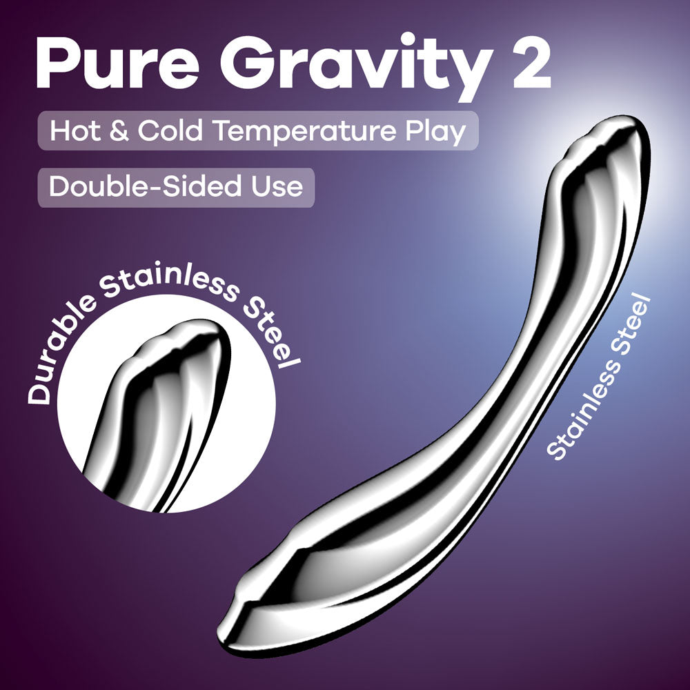 Satisfyer Pure Gravity 2 Steel Dildo 21cm Satisfyer