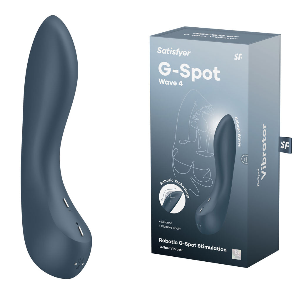 Satisfyer G Spot Wave 4 USB Rechargeable Vibrator With Robotic G Spot Stimulation 21cm Satisfyer
