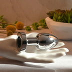 Gender X ROCKIN METAL PLUG USB Rechargeable Vibrating Butt Plug XL Gender X