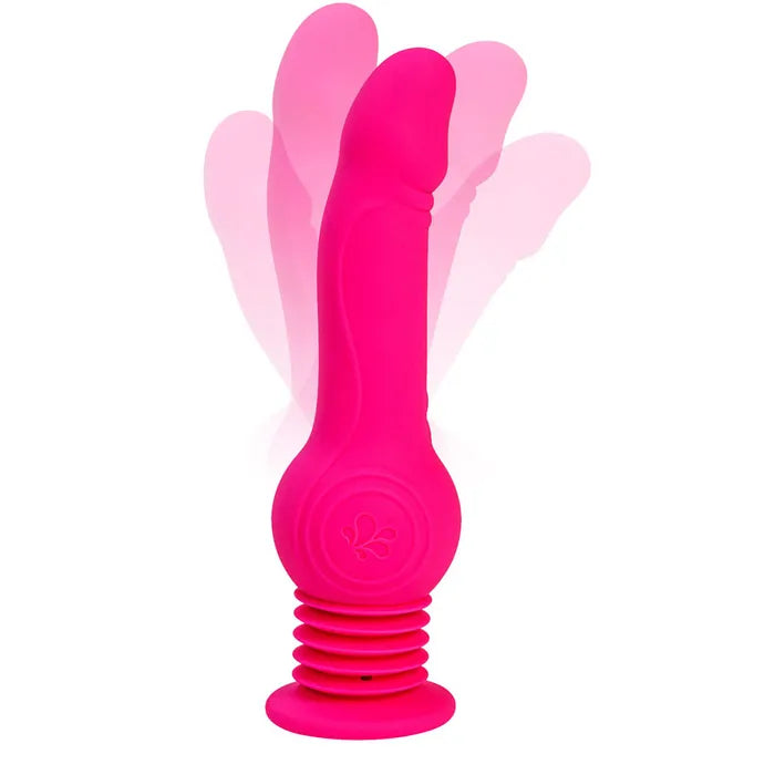 Maia TEGAN USB Rechargeable Jumping Vibrating Dong With Remote 23.6cm Pink Maia Toys