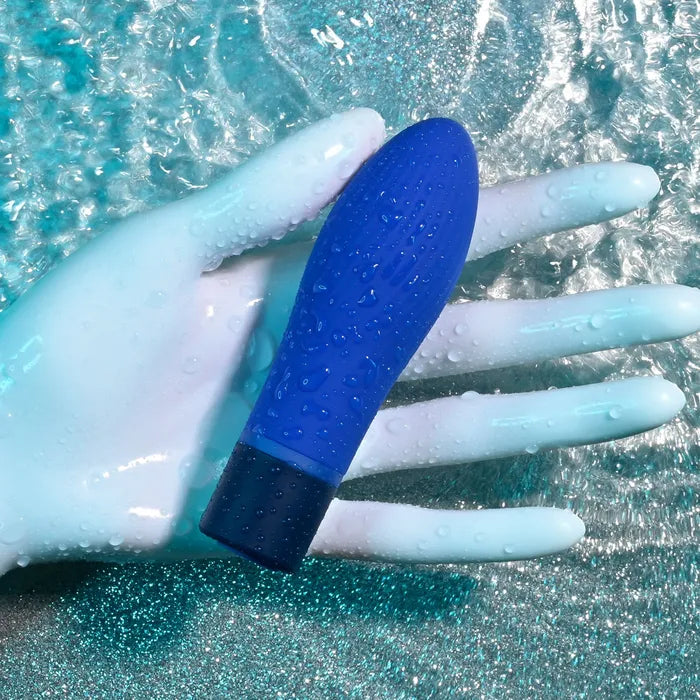 Selopa COBALT CUTIE Silicone Rechargeable Mini Vibrator Blue Selopa