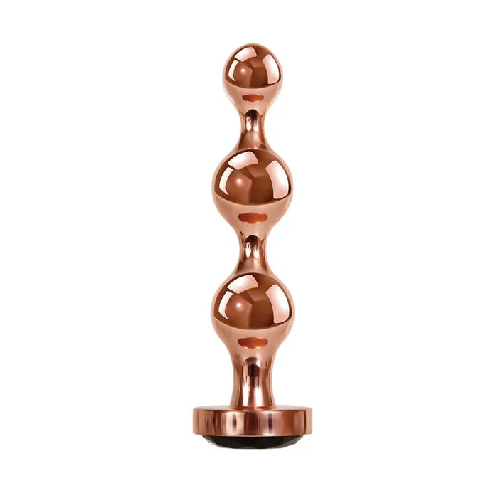 Gender X GOLD DIGGER Butt Plug With Black Gem Base Large Gender X