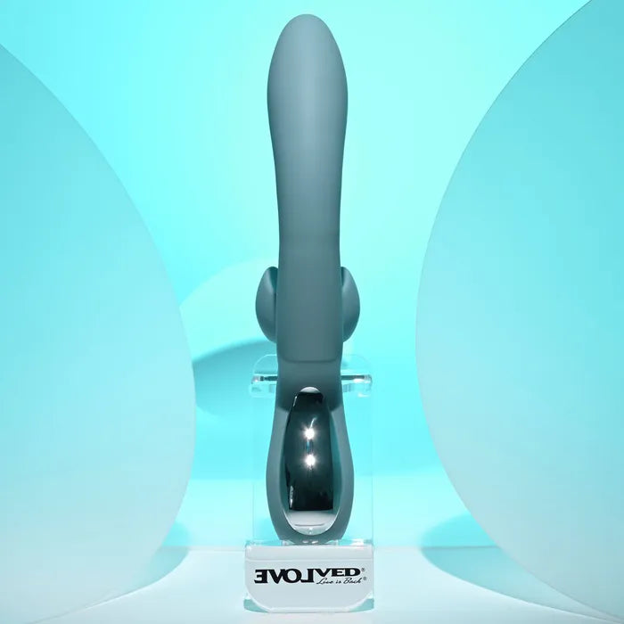 Evolved TAKE YOUR FLICK USB Rechargeable Vibrator With Flicking Clitoral Stimulator 24.1cm Evolved
