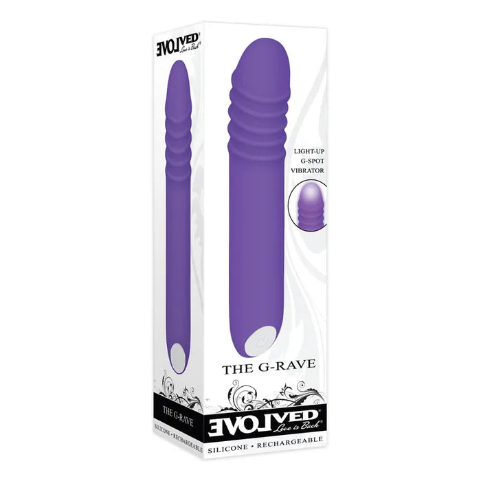 Evolved The G Rave USB Rechargeable Vibrator 15.1cm Evolved