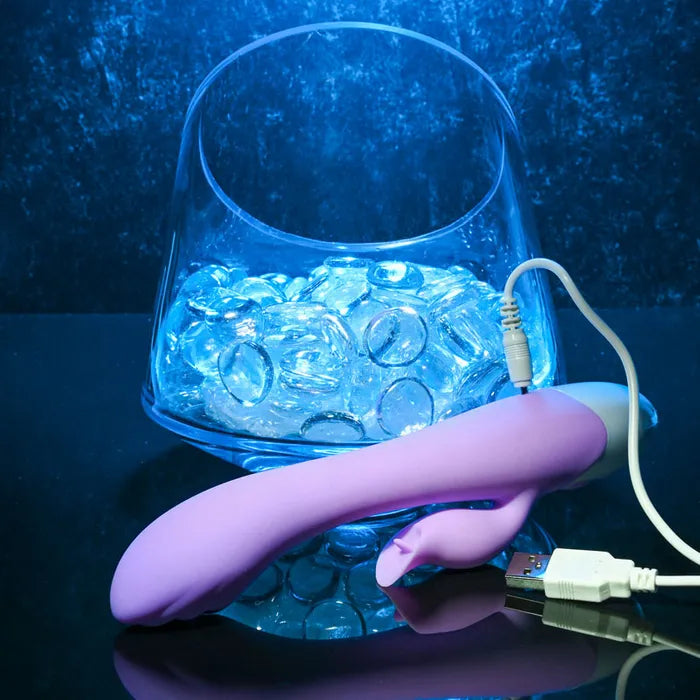 Evolved PLEASING PETAL USB Rechargeable Rabbit Vibrator 19.7cm Evolved