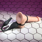 Zero Tolerance PLUG & TUG USB Rechargeable Vibrating Cock Ring With Anal Plug Black Zero Tolerance