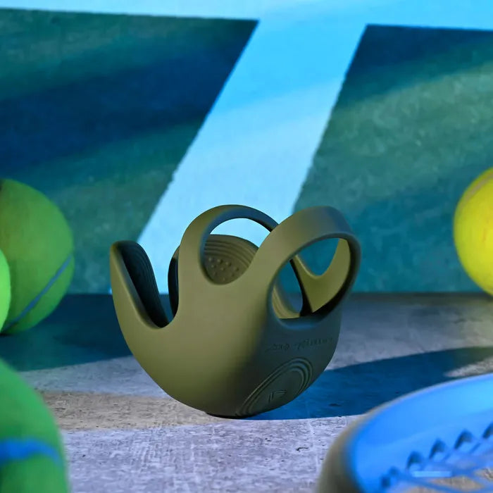 Zero Tolerance NUTTY BUDDY USB Rechargeable Vibrating Cock & Balls Ring Olive Green Zero Tolerance