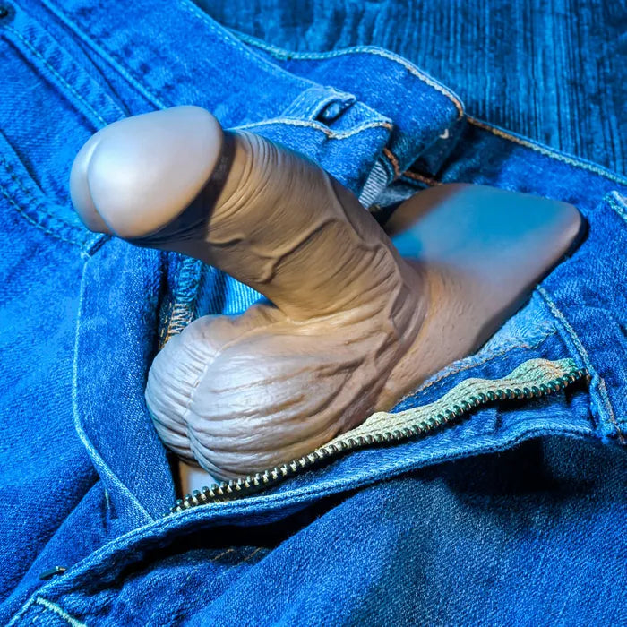 Gender X Silicone Dark Packer 10cm Brown Gender X