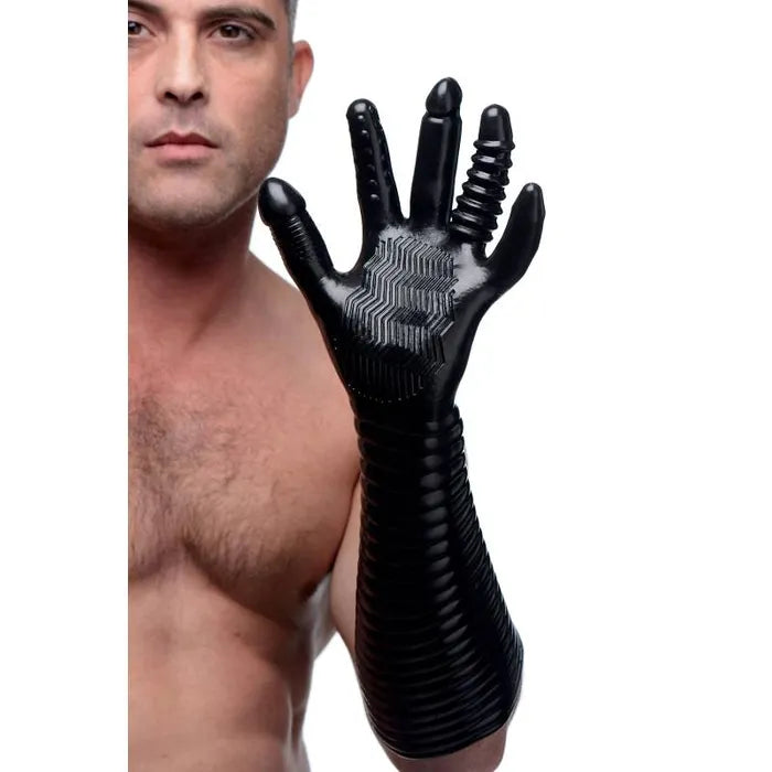 Master Series Pleasure Fister Textured Fisting Glove XR Brands