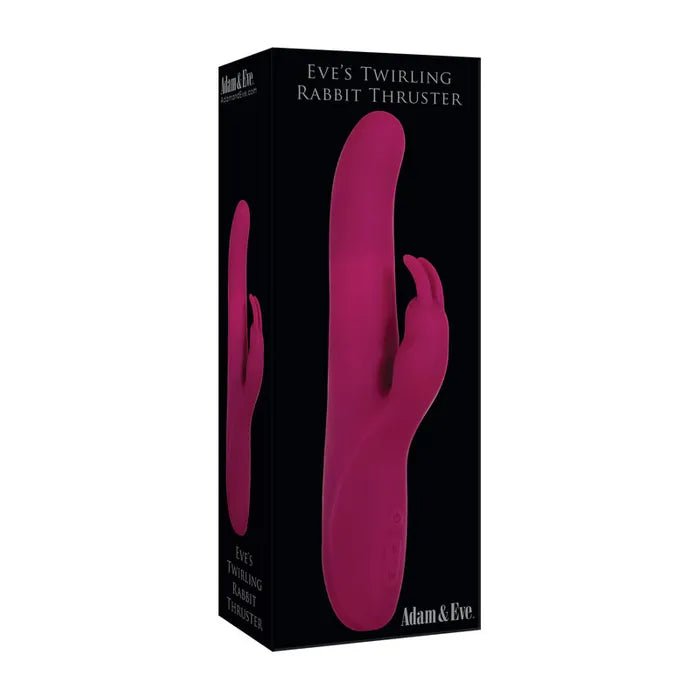 Adam & Eve Eve's Twirling USB Rechargeable Thrusting Rabbit Vibrator 24.1cm Adam & Eve
