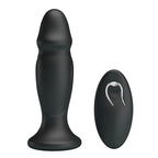 MR PLAY Powerful USB Rechargeable Vibrating Anal Plug With Remote 12.4cm Mr Play