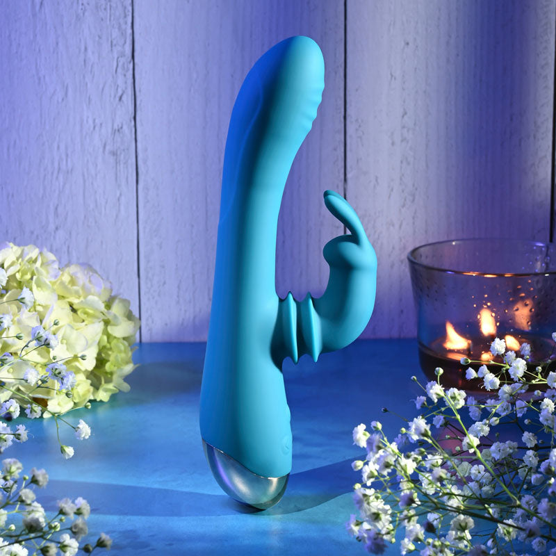 Adam & Eve SHIMMY & SHAKE VELVET RABBIT USB Rechargeable Rabbit Vibrator 22.4cm Adam & Eve