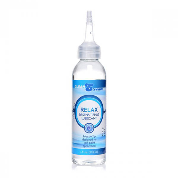 XR Brands CleanStream Relax Desensitising Lubricant With Nozzle Tip 118ml Bottle XR Brands