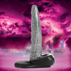 XR Brands Creature Cocks The Gargoyle Rock Hard Silicone Fantacy Dildo 23.6cm Silver XR Brands