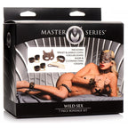 Master Series Wild Sex Leopard Coloured 7 Piece Bondage Set XR Brands