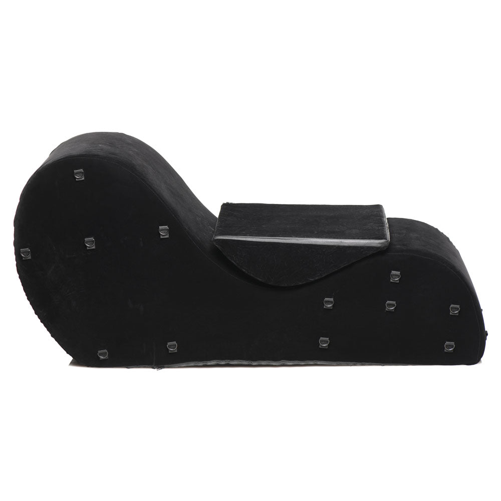 Bedroom Bliss Bondage Love Couch Sex Furniture Black XR Brands