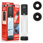 XR Brands Size Matters Sucking USB Rechargeable Penis Pump Clear XR Brands