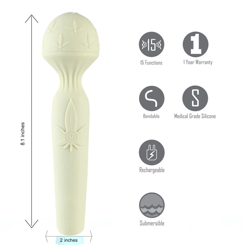 Maia Marlie 420 USB Rechargeable Massage Wand 20.6cm Maia Toys
