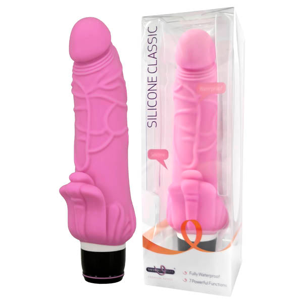 Seven Creations Silicone Classic Vibrator 7.5 Inch Seven Creations