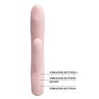 Party Up DAVE Rabbit Vibe USB Rechargeable Rabbit Vibrator 19cm Party Up